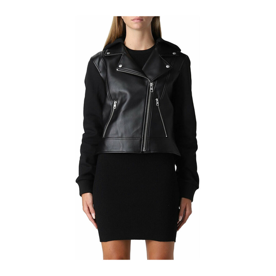 Calvin Klein Jeans - Läderjackor - Svart - Dam - Storlek: XS