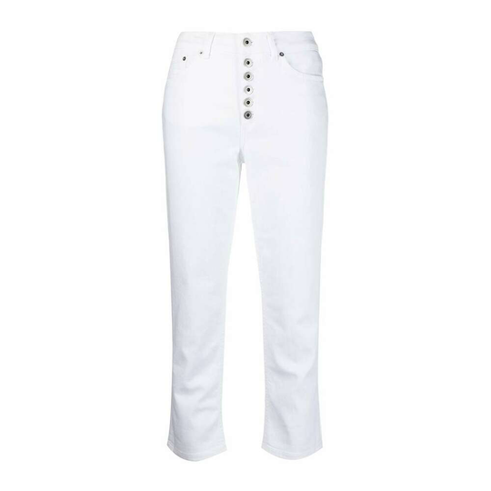 Dondup - Jeans - Vit - Dam - Storlek: W28