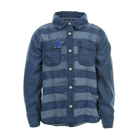 Tommy Hilfiger - Skjortor - Blå - Flicka - Storlek: 98 CM
