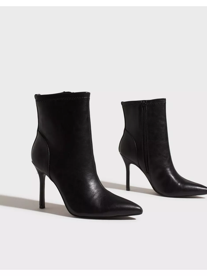 Only Shoes Onlcali-1 Pu Heeled Boot Stövletter Black