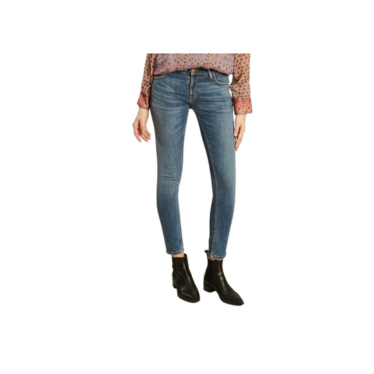 Nudie Jeans - Skinny Jeans - Blå - Dam - Storlek: W27,W29,W26,W28,W25,W30,W24