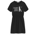 Kortklänningar Calvin Klein Jeans HYBRID LOGO T-SHIRT DRESS