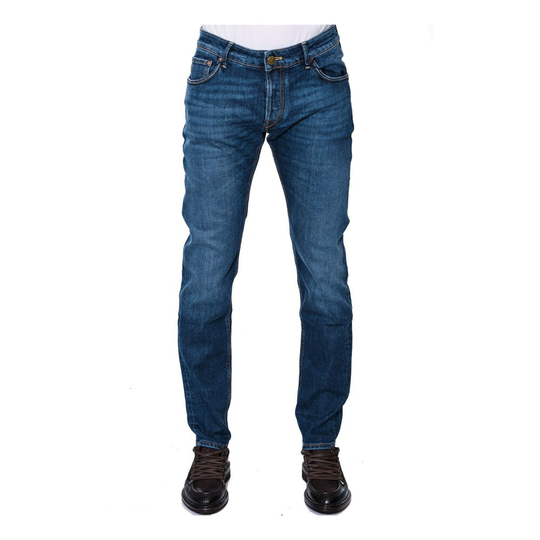 Hand Picked - Jeans - Blå - Herr - Storlek: W38