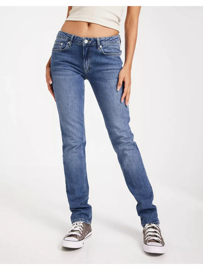 NLY Trend Low Waist Stretch Jeans Straight jeans Blue Jeans