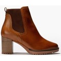 Skor Pitillos Zapatos Oxford alto lucido marron claro