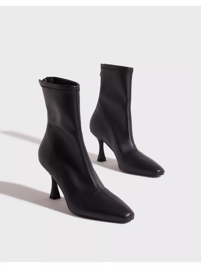 NLY Shoes Perfect Heel Boot Stövletter Svart