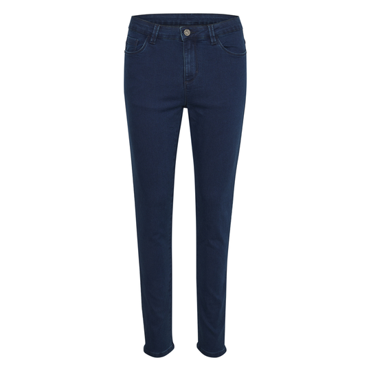 Kaffe - Skinny Jeans - Blå - Dam - Storlek: 2Xl,Xl,L,M,S,Xs,3Xl