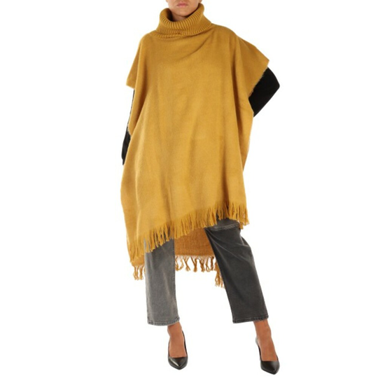 Manila Grace - Capes och Ponchos - Gul - Dam - Storlek: ONE Size