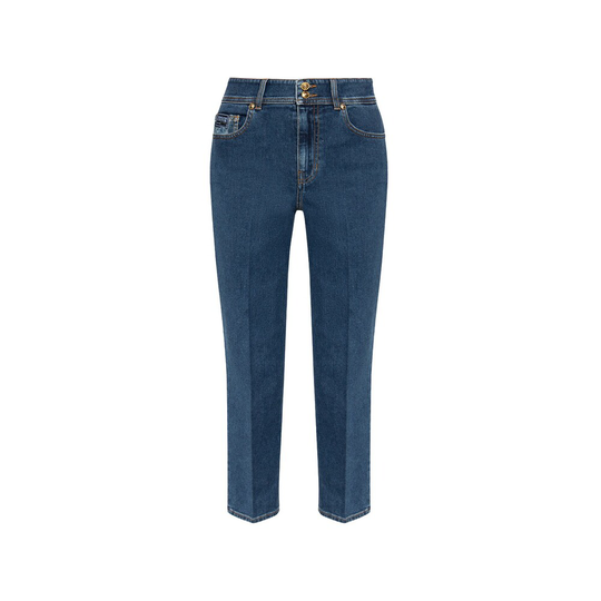 Versace Jeans Couture - Straight - Blå - Dam - Storlek: W29,W26,W25,W28,W27,W30