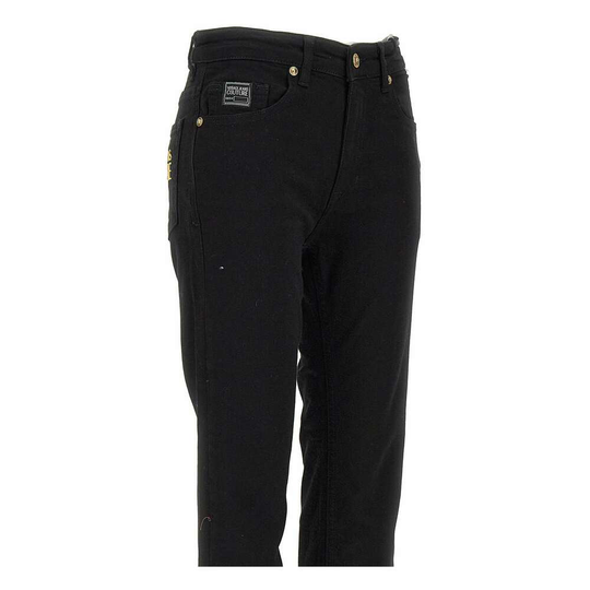 Versace Jeans Couture - Straight - Svart - Dam - Storlek: W32,W31,W30,W25,W26,W33,W27,W29,W28