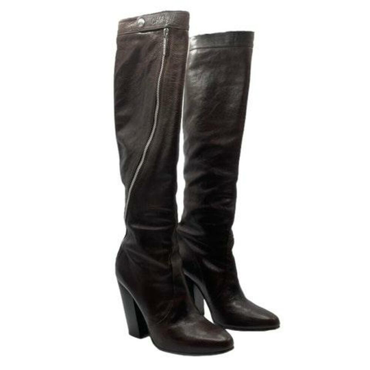 Chanel Vintage - Vintage Skor - Brun - Dam - Storlek: 40 EU