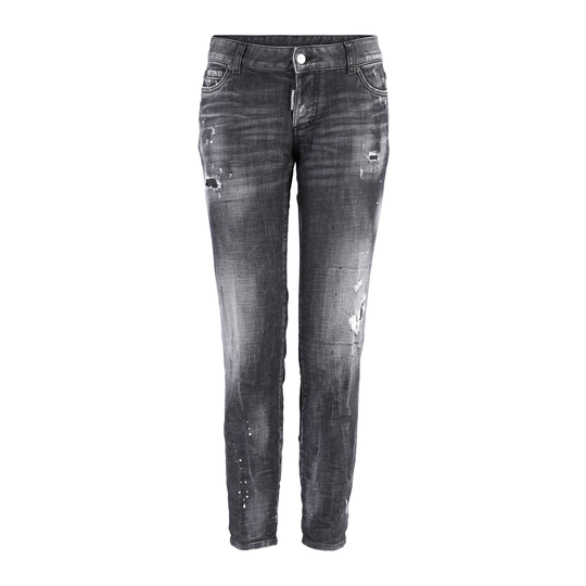 Dsquared2 - Skinny Jeans - Grå - Dam - Storlek: S,Xs,3Xs,2Xs