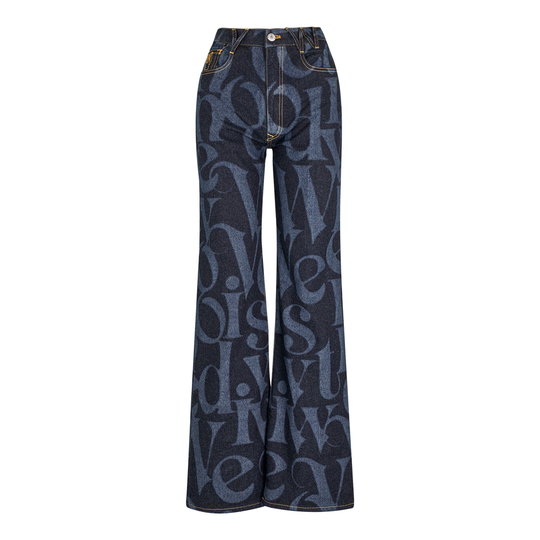 Vivienne Westwood - Flare Jeans - Blå - Dam - Storlek: W28,W26,W30