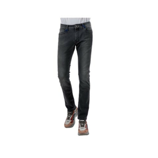 Jacob Cohën - Skinny Jeans - Grå - Herr - Storlek: W44,W33