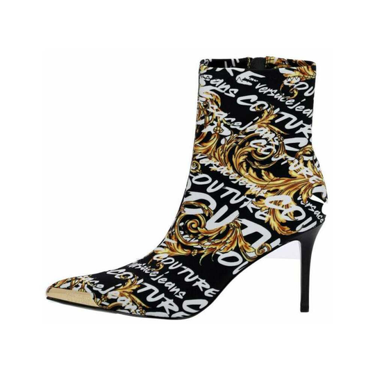 Versace Jeans Couture - Boots - Svart - Dam - Storlek: 40 Eu,36 Eu,41 Eu,39 Eu,37 Eu,38 EU
