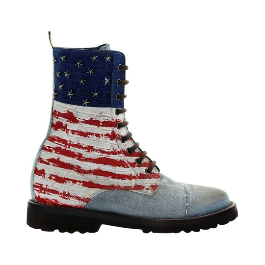 Philipp Plein - Boots - Blå - Dam - Storlek: 39 Eu,38 1/2 Eu,40 Eu,39 1/2 EU