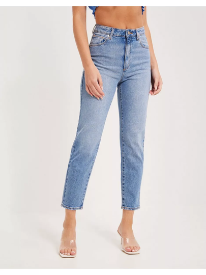 Abrand Jeans A 94 High Slim Bae Town High waisted jeans Mid Blue
