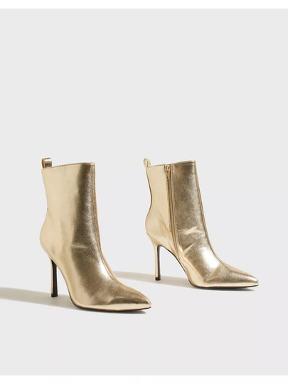 Only Shoes Onlcali-5 Pu Metalic Boot Stövletter Gold Colour