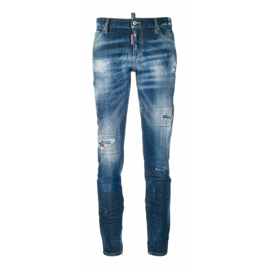 Dsquared2 - Skinny Jeans - Blå - Dam - Storlek: L
