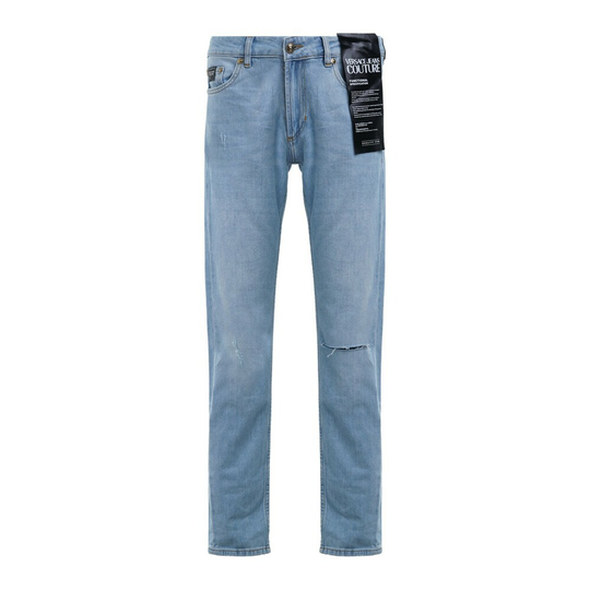 Versace Jeans Couture - Straight - Blå - Herr - Storlek: W32,W44,W30