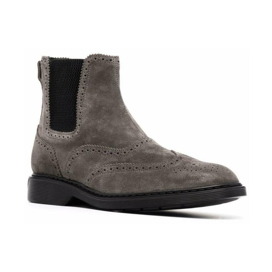 Hogan - Boots - Grå - Herr - Storlek: 42 Eu,44 Eu,41 1/2 Eu,42 1/2 Eu,41 Eu,39 Eu,40 1/2 EU
