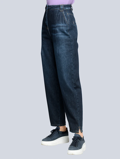 Jeans i 5-ficksmodell Alba Moda Blå