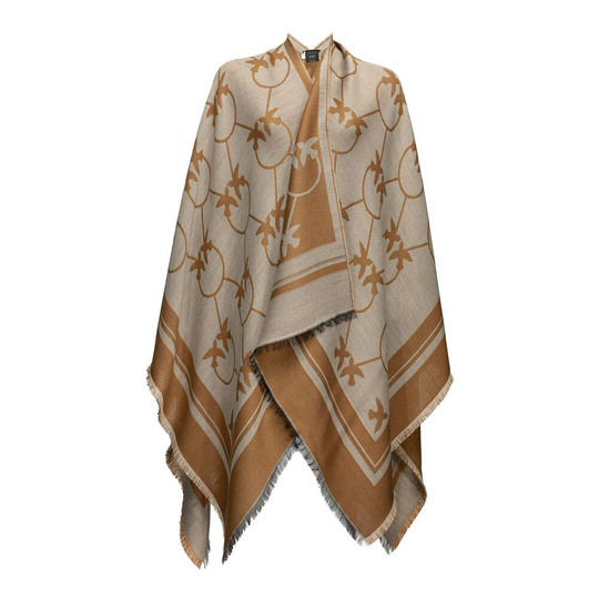 Pinko - Capes och Ponchos - Brun - Dam - Storlek: ONE Size