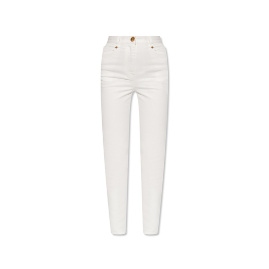 Balmain - Skinny Jeans - Vit - Dam - Storlek: S,Xs,2Xs