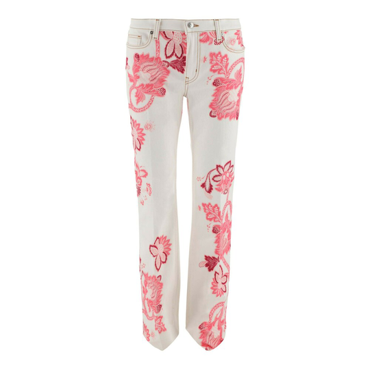 Etro - Skinny Jeans - Vit - Dam - Storlek: W29,W30