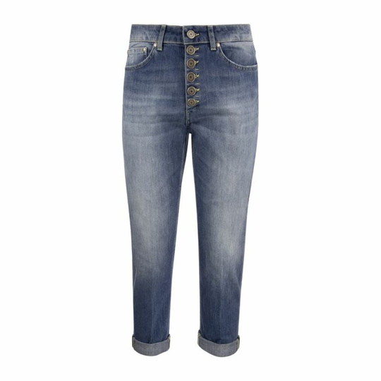 Dondup - Boyfriend Jeans - Blå - Dam - Storlek: W29,W27,W28