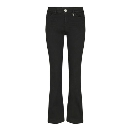 MOS Mosh - Flare Jeans - Svart - Dam - Storlek: W32,W31,W33,W29,W28,W27,W26,W30,W25