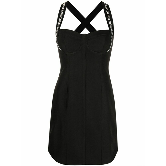 Versace Jeans Couture - Klänningar - Svart - Dam - Storlek: Xl,L,M,S,Xs