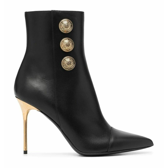 Balmain - Boots - Svart - Dam - Storlek: 39 Eu,40 Eu,36 Eu,38 EU
