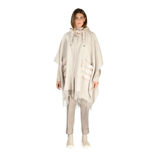 Herno - Capes och Ponchos - Beige - Dam - Storlek: ONE Size