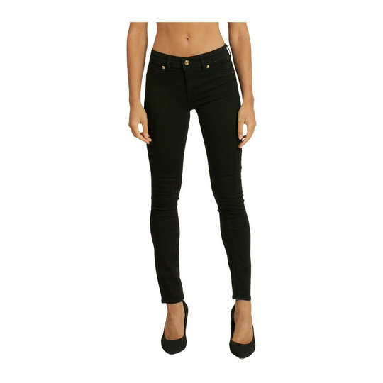 Versace Jeans Couture - Skinny Jeans - Svart - Dam - Storlek: W28,W30,W34,W32,W33,W29,W24,W31