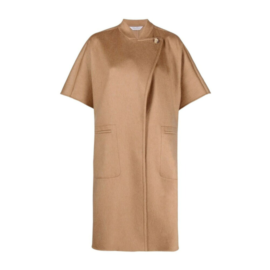 Max Mara - Capes och Ponchos - Brun - Dam - Storlek: ONE Size