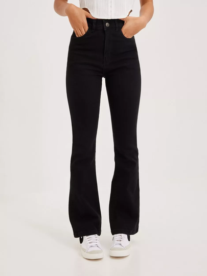 Denim Project - Flare jeans - Black - Dpwcaro Flared Jeans - Jeans