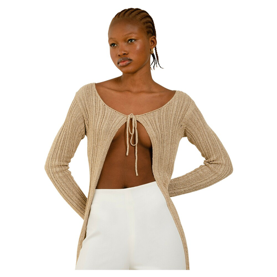 Alohas - Långärmade toppar - Beige - Dam - Storlek: L,M,S