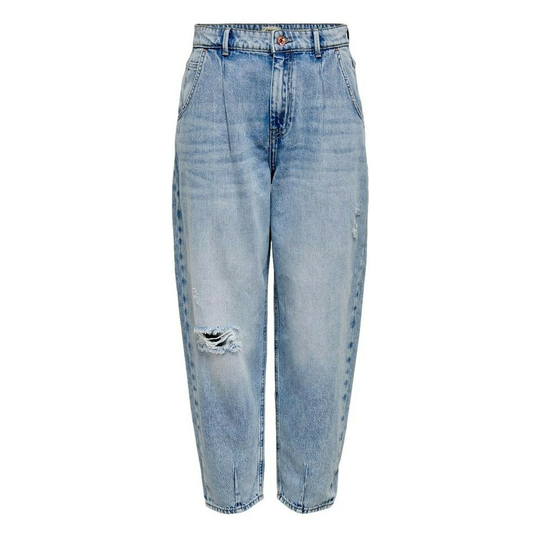 Only - Boyfriend Jeans - Blå - Dam - Storlek: XS