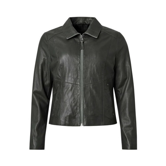 Saki - Läderjackor - Svart - Dam - Storlek: 2Xl,Xl