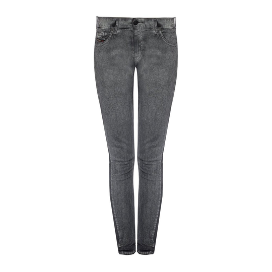 Diesel - Skinny Jeans - Grå - Dam - Storlek: W24 L32