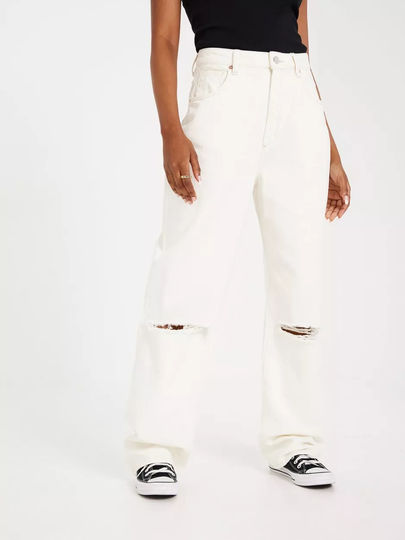 Abrand Jeans - High waisted jeans - White - A Carrie Jean - Jeans