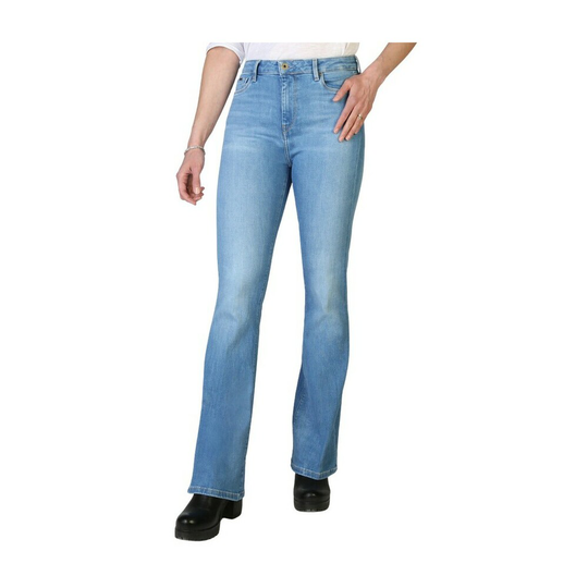 Pepe Jeans - Straight - Blå - Dam - Storlek: W26,W25,W27