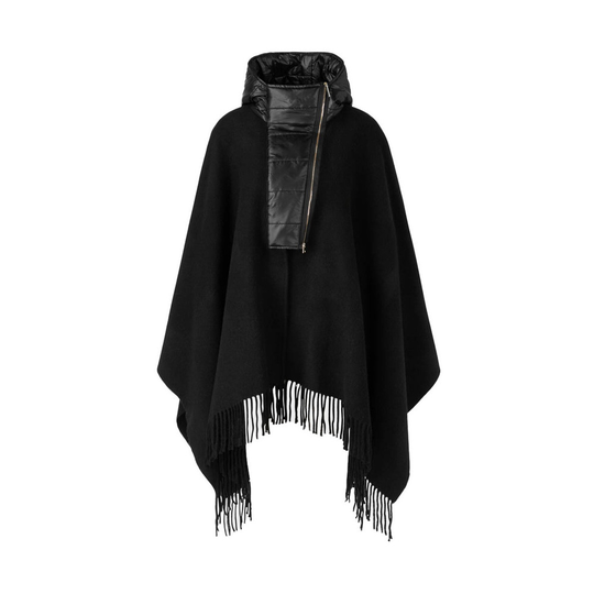 Marc Cain - Capes och Ponchos - Svart - Dam - Storlek: M