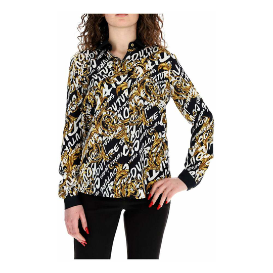 Versace Jeans Couture - Skjortor - Svart - Dam - Storlek: M,S,Xs,2Xs