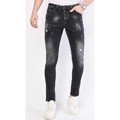 Stuprörsjeans Local Fanatic Slim Fit Jeans Billigt Gra