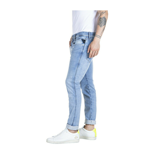 Replay - Jeans - Blå - Herr - Storlek: W34 L34,W31 L34,W32 L34,W36 L34,W33 L34,W38 L34