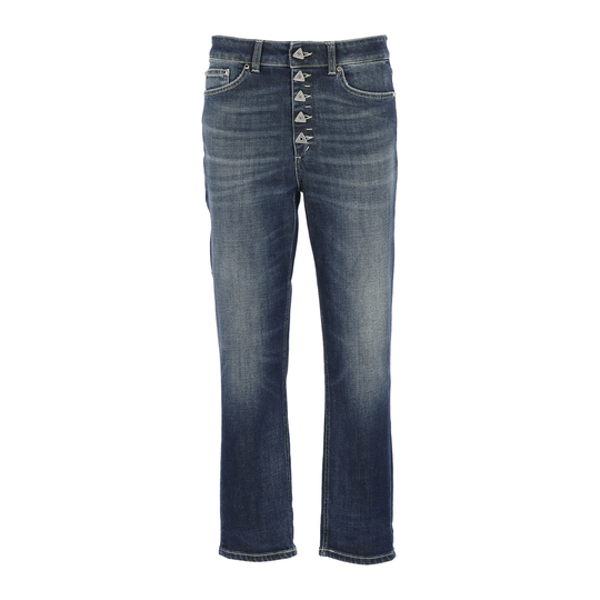 Dondup - Boyfriend Jeans - Blå - Dam - Storlek: W28,W25,W24