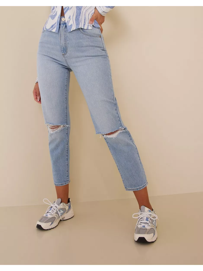 Abrand Jeans A '94 High Slim Madison Rip Slim fit jeans Denim