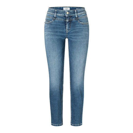 Cambio - Skinny Jeans - Blå - Dam - Storlek: 2Xl,Xl,M,3Xl
